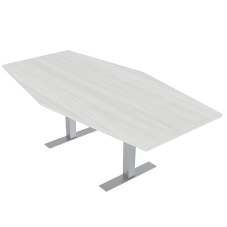 Skutchi Designs 45.25 in W, 71.5 in L, 29 in H, Engineered Wood Top, White HAR-HEX.IR-46x72-T-WHCYPRESS